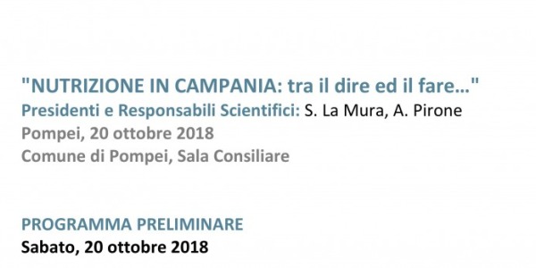 Nutrizione in Campania: tra il dire ed il fare