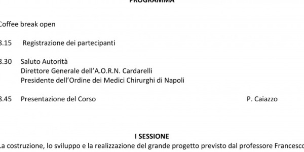 La Neurochirurgia del Cardarelli ieri, oggi e domani.