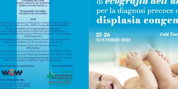 25-26/11/2022: Corso Teorico e Pratico di Ecografia all'Anca