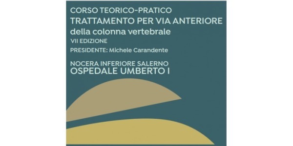 16-17/11/23: Corso Teorico-Pratico: Trattamento per via anteriore della colonna vertebrale