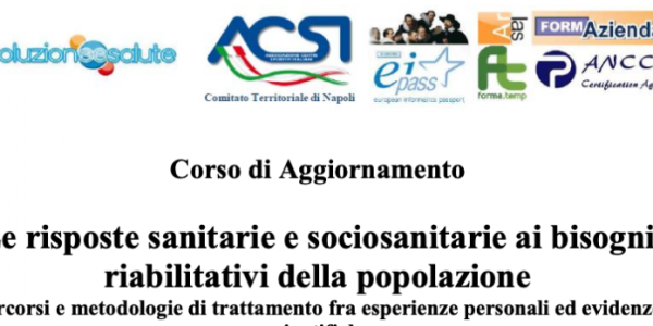 06-07/12/23: Le risposte sanitarie e sociosanitarie ai bisogni riabilitativi della popolazione