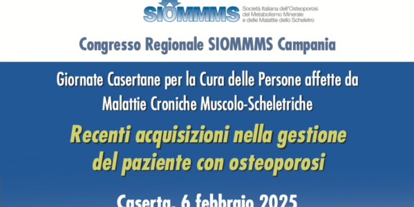 Congresso SIOMMMS Regionale Campania Giornate Casertane per la Cura delle Persone affette da Malattie Croniche Muscolo