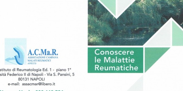 Eventi Conoscere le malattie reumatiche corso "La Fisiatria al servizio dei malati reumatici"