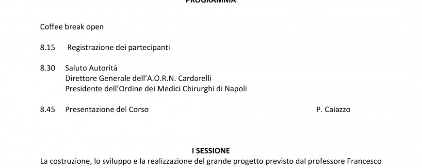 La Neurochirurgia del Cardarelli ieri, oggi e domani.