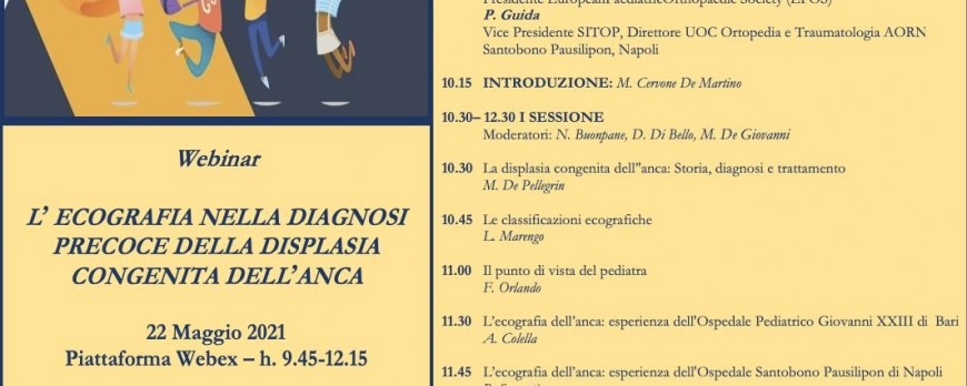 L’ ecografiaA nella diagnosi precoce della displasia congenita dell'anca