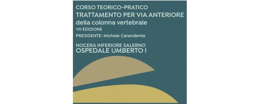 16-17/11/23: Corso Teorico-Pratico: Trattamento per via anteriore della colonna vertebrale