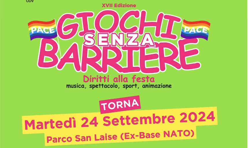 24/09: GIOCHI SENZA BARRIERE @ PARCO SAN LAISE