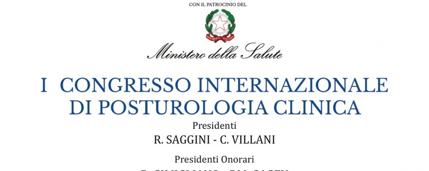 I Congresso Internazionale di Posturologia clinica